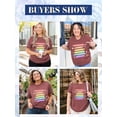 thumbnail image 3 of XCHQRTI Kindness Womens Graphic Shirt Inspirational Plus Size Tees Short Sleeve Summer Casual Tops, 3 of 7