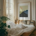 thumbnail image 3 of Abstract Graphic Sunset Poster – Mountains, Nature, and Road in Modern Colors - Digital Art Minimalist Abstract Geometric Landscape Modern Art Sunset Scenic Oak Framed Wall Art Print 8 x 10 inches, 3 of 12