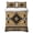 Brown, variant on Twin Quilt Set 68''x86'', Winter Forest Lightweight Summer Bedspread Coverlet Set with 2 Pillow Shams, Natural Forest Lake Snow Scene Colorful Breathable All Season Quilt Bedding for Dorm/Bedroom