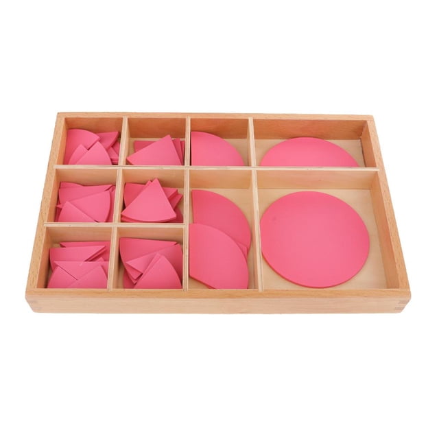 Juegos Educativos para Fracción con licencia Cálculo de Material de Juguete Matemáticas de Ejercicio Yotijar Montessori Juguete Educativo