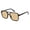 Black/champagne, variant on Square Aviator Sunglasses for Women Men, Retro Trendy Shades with UV Protection