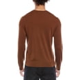 thumbnail image 2 of Theory mens  Regal Crewneck Wool Sweater, s, Brown, 2 of 3