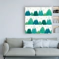 thumbnail image 3 of Trademark Fine Art 'Festive Forest Pattern IIA' Canvas Art by Veronique Charron, 3 of 3