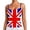 3-Navy, variant on Women's British Flag Print Tank Tops Summer Sleeveless Backless Spaghetti Strap Slim Fit Camisole Casual Stretchy Tight Retro British Style Cami for Music Festivals Parties 2-Blue M