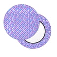 thumbnail image 3 of Round Bar Stool Seat Covers, violet purple Fish scale Elastic Round Chair Cover Stool Seat Slipcover Bar Stool Cushions Round Pad for 12-14 inch, 3 of 7
