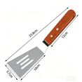 thumbnail image 6 of Metal Spatula Set, Stainless Steel Griddle Spatulas with Wooden Handle, Slotted & Solid Turner for Cooking, Baking, BBQ, Grilling, 6 of 6