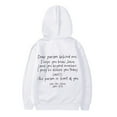 thumbnail image 4 of Girls Hoodie Long Sleeve Soft Sweatshirt Graphic Hoody Kids Cute Pullovers Top Clothes White 4-5 Years, 4 of 4