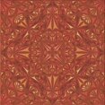 thumbnail image 1 of Ahgly Company Machine Washable Indoor Square Transitional Orange Red Orange Area Rugs, 6' Square, 1 of 7