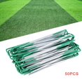 thumbnail image 4 of 50/Set Galvanized Wire U-Type Nails Lawn Tent grass weed barrier Turf Stakes Fence Anchors Tool, 4 of 9