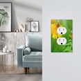thumbnail image 5 of Daiia Bees Pollinates A Yellow Dandelion Pattern Decorator Wall Plate Child Safe Outlet Cover, Switch and Outlet Covers,Size 1-Gang 5.0" x3.0" , Polycarbonate Thermoplastic-Style S, 5 of 6