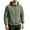 Army Green, variant on WRKEKC Lightweight Hooded Windbreaker for Men Quick Dry Zip-Up Casual Outerwear with Elastic Cuffs for Everyday Outdoor Activities
