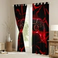 thumbnail image 3 of jejeloiu Red Game Console Blackout Curtains Set of 2 (52x84 Each),Kids Gamepad Controller Window Curtains,3D Video Games Curtains and Drapes For Teens,Luxury Bedroom Decor, 3 of 6