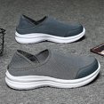 thumbnail image 4 of Men Breathable Athletic Fly Weave Slip On Walking Shoes Running Walking Trainers, 4 of 5