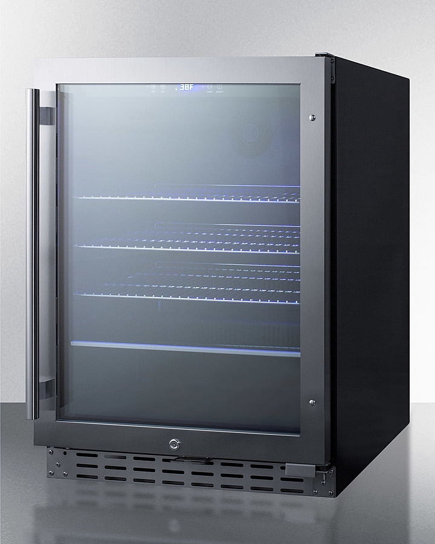 Built-In Beverage Cooler, ADA Compliant, black