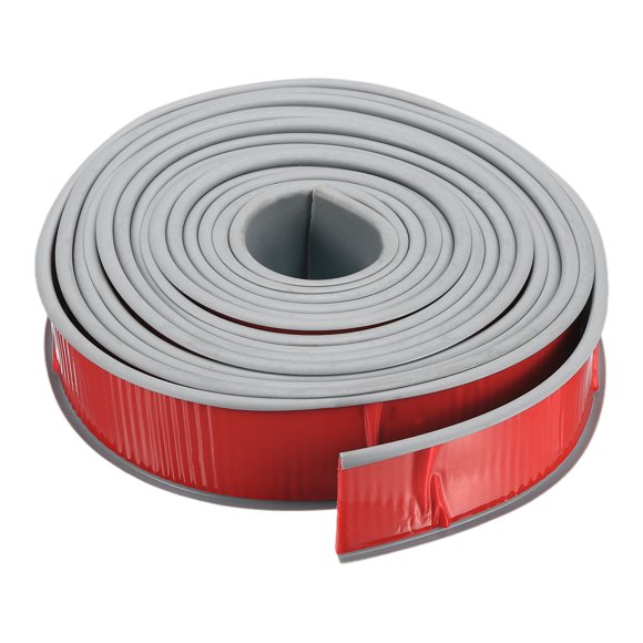U-Shape Edge Banding, 16.4ft Self-Adhesive U Channel Edge Protector TPE Flexible Furniture Edge Protector Veneer Edging Trim for Cabinet Table Shelves (40mm, Grey)