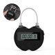 thumbnail image 1 of Smart Time Lock LCD Display Time Lock Multifunction Travel Electronic , Waterproof USB Rechargeable Temporary Padlock, 1 of 5