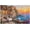 500 PCS, variant on Cinque Terre Mediterranean Coastal Village 500 Piece Jigsaw Puzzle for Adults, Sunset Harbor Artwork, 20.5 x 15 IN