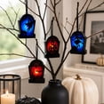 thumbnail image 6 of Tombstone Light Halloween Spooky Ghost Black Cat Figurine 3 X 2 Inch Light Up Decor for Indoor Outdoor Yard Halloween Party, 6 of 9