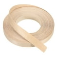 thumbnail image 1 of Bisel de Uxcell, Cinta de Chapa de Madera Pre-pegada Flexible para Bisel de Contrachapado con Adhesivo Termofusible para Restauración de Muebles Arce 3/4 pulgada x 49 pies, 1 of 7