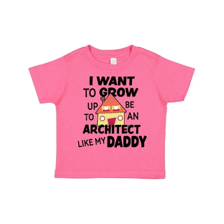 

Inktastic I Want To Grow up To Be An Architect Like My Daddy Boys or Girls Toddler T-Shirt