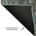 thumbnail image 5 of Addison Rugs Mayfield Premium Machine Washable Traditional Global Fern Rectangle Rug, 8' X 10' Machine Washable Traditional Global Fern Oversized Sherpa Throw Blanket, 5 of 6