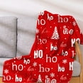 thumbnail image 1 of Christmas Print Double-sided Blanket Comfortable And Soft Flannel Blanket Merry Christmas Blanket Suitable For Bedroom Sofa Christmas Decoration, 1 of 6