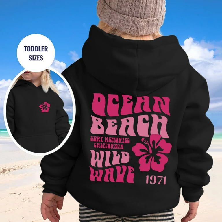 Pink Palm Puff Toddler Hoodies Girls Fall Graphic Girls Boys Oversized Hoodie Girls Hoodies Size 7 8 Sweatshirt for 9 10 Year Old Girls Preppy Clothes for Girls Walmart