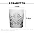 thumbnail image 2 of 2pcs 310ml creative wine glass household wine glass crystal glass wine bottle whiskey glass, 2 of 5