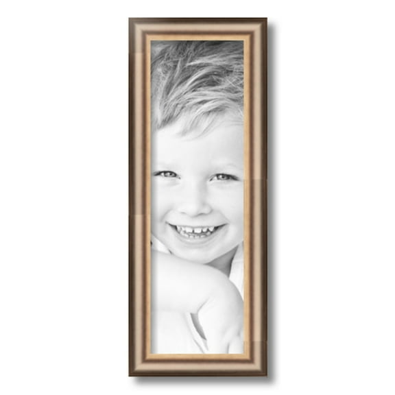 ArtToFrames 6x19" Anique Silver Picture Frame, Silver Wood Poster Frame, with Regular Glass and 2 (FBPL-4964)
