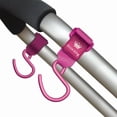 thumbnail image 1 of Buggy Hook Think King Mighty para cochecito y silla de ruedas, paquete de 2 unidades, color rosa, 1 of 6