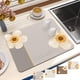 thumbnail image 1 of Esterilla de secado de tierra de diatomeas - bandeja de piedra súper absorbente para platos, tazas y cuencos para mascotas, alfombra resistente al calor, 16x12 pulgadas, antideslizante, 1 of 9