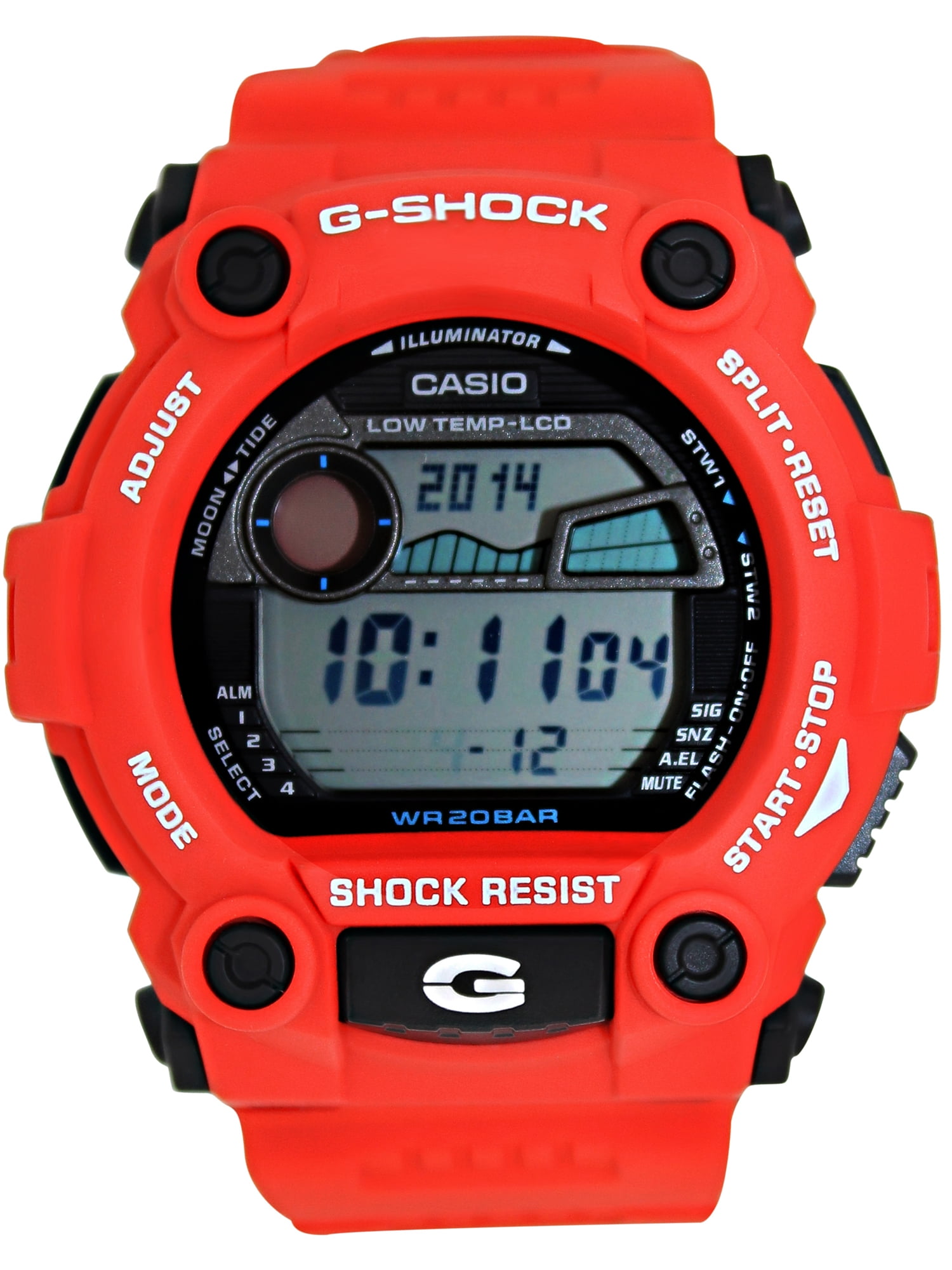 Casio G-Shock Replacement Band - Genuine Factory Band For G7900A-4 Model (Red)