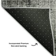 thumbnail image 3 of Addison Rugs Mayfield Washable Transitional Geometric Gray Rectangle Rug, 3' x 5', 3 of 6