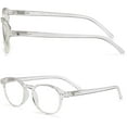 thumbnail image 2 of Readerest Round Blue Light Blocking Reading Glasses Clear 025 Magnification, 2 of 6