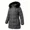 Darkgray_Horizontal, variant on Women's Winter Down Coats Waterproof Thicken Hooded Insulated Quilted Puffer Jacket, Black L