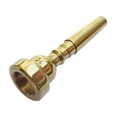 thumbnail image 1 of Copper Alloy Trumpet Mouthpiece for Bach Gold Coated With Rich Tone Accessories, 1 of 9