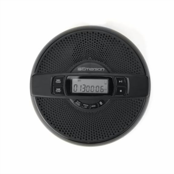 Emerson EPCD-2000 Portable Bluetooth® CD Player with FM Radio & Speaker, Black