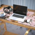 thumbnail image 3 of Long Mouse Pads for Desk,Dogs with Pioneer Flower Desk Mats on Top Of Desks, Desk Mouse Pad Extra Large with 3mm Non-Slip Base and Stitched Edge for Gaming,Office,Work,Home 35.4"x15.7", 3 of 6