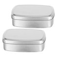 thumbnail image 4 of Supvox 2pcs Aluminum Containers with Lids Soap Box Travel Sealing for Bathroom Use, 4 of 7