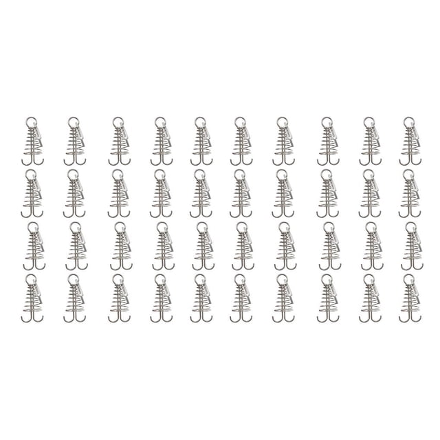 Greeniant Clavijas de anclaje para cubierta de 20 piezas con Clips de mosquetón, clavos para tienda a prueba de viento, accesorios para toldo, Type2 NO2