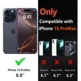 thumbnail image 2 of Diverbox Phone Case for iphone 16 Pro Max with Screen Protector, Heavy Duty Protection Shockproof DropProof Cover Compatible with MagSafe - Purple, 2 of 7
