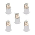 thumbnail image 3 of oshhni 5Pcs B22 to E27 Light Socket Adapter Height 6.5cm Lamp Base to Screw, 3 of 9