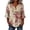 A Blue, variant on Tshirt for Women Women's Timeless T Shirt Floral V Neck Elbow Length Sleeve for Everyday Comfort Easy Styling Soft Breathable Blend Top for Casual Wear Beige XXL