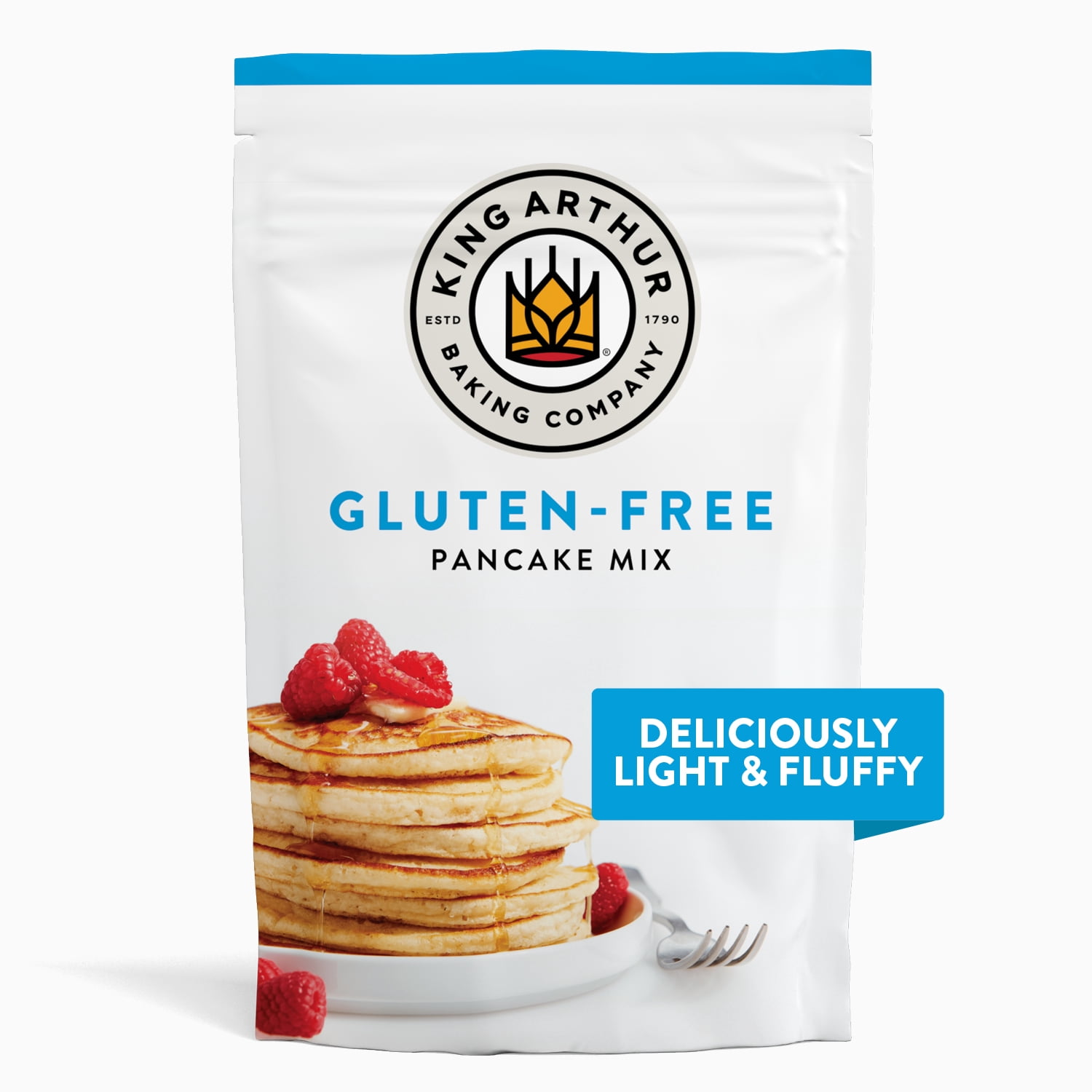 King Arthur Baking Company, Gluten-Free, Non-GMO Project Verified, Certified Kosher Pancake Mix, 15 oz Box