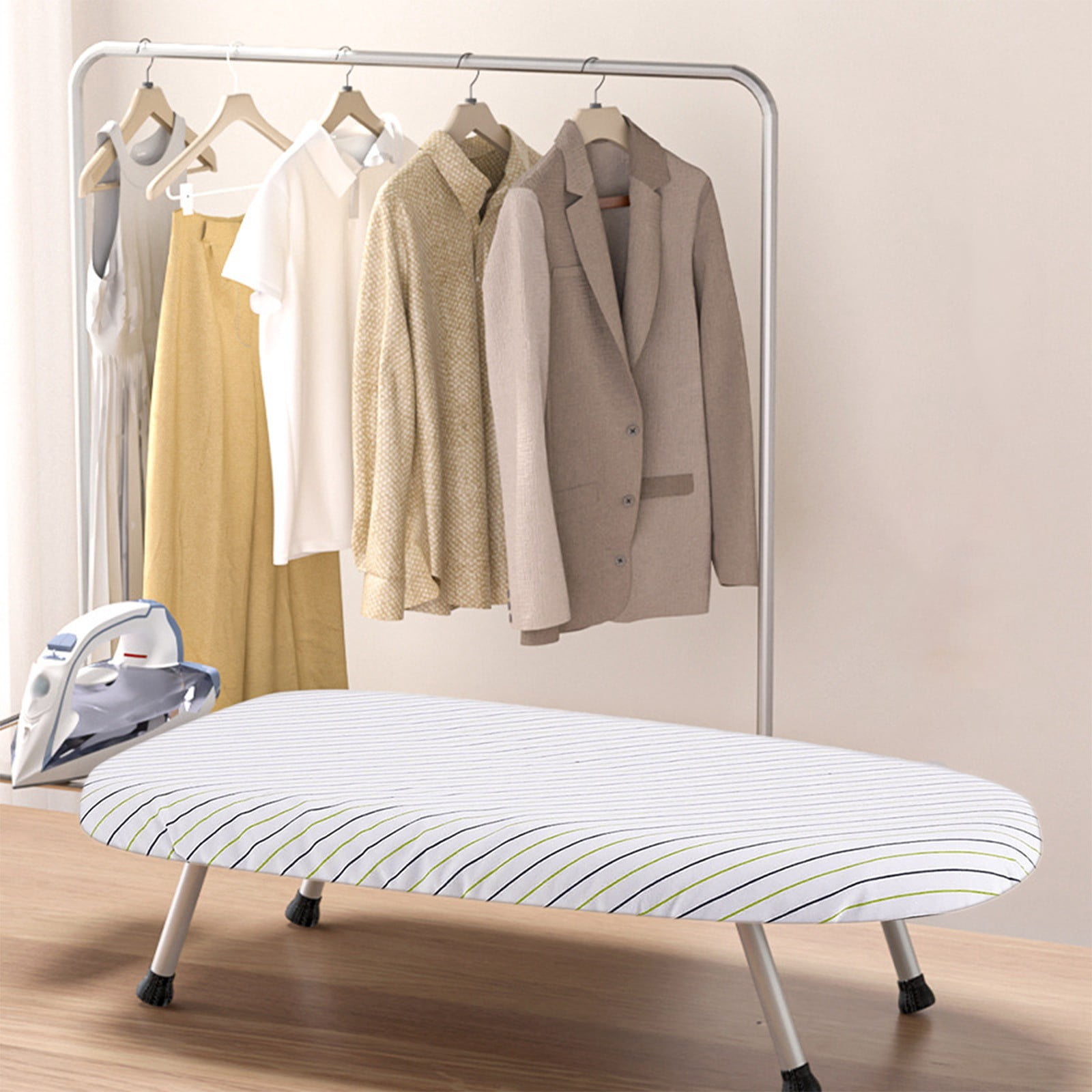 Planche à Repasser Pliable Compacte 81x31cm Avec Pieds Antidérapants - Idéale Petits Espaces