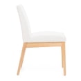 thumbnail image 3 of 2 Dining Chair Collection - Comfort And Style. Beige Fabric Seat, Stable Rubberwood Legs. 22.88"d X 17.8"w 33.4"h. 300 Lbs Weight Capacity. Assembly Needed Of 2 Chairs, Fabric, Comfort, 33.4, 3 of 6