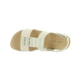 thumbnail image 3 of Easy Spirit Womens Hazel Leather Embellished Flat Sandals, 3 of 4