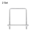 thumbnail image 3 of Unique Bargains Square U-Bolts 2 Sets 72mm Inner Width 100mm Length M6 304 Stainless Steel U Clamp Bolt, 3 of 5