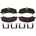 thumbnail image 3 of 17D1159MHPVF1 Police Semi-Metallic Disc Brake Pad By ACDELCO SPECIALTY CANADA, 3 of 3