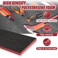 thumbnail image 2 of UTAH-2PCS 24x 24x 1in Tool Box Foam Easy Cut Tool Foam Organizer High Density PE Shadow Foam Toolbox Foam Inserts Kaizen Foam for for Toolbox Wardrobe Cabinets Crafts, 2 of 4